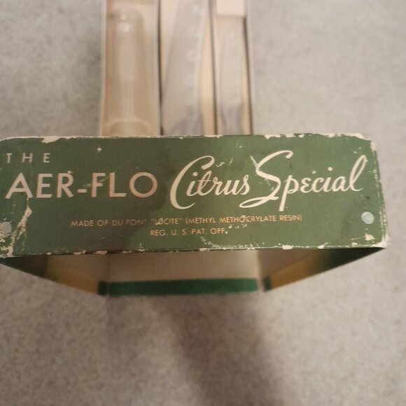 Rare From the 1930's Aer-Flo Citrus Special Lucite Set - Picture 5 of 7